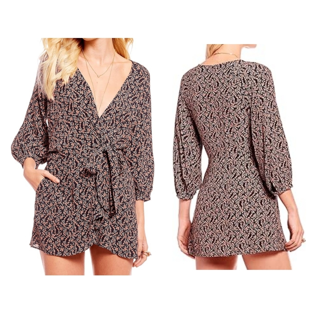 Free People Clara mini tunic dress size S